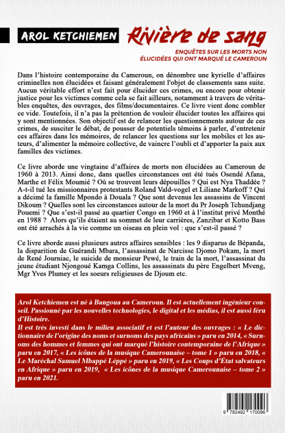 Rivière de Sang: Enquêtes sur les morts non élucidées qui ont marqué le Cameroun – Image 3